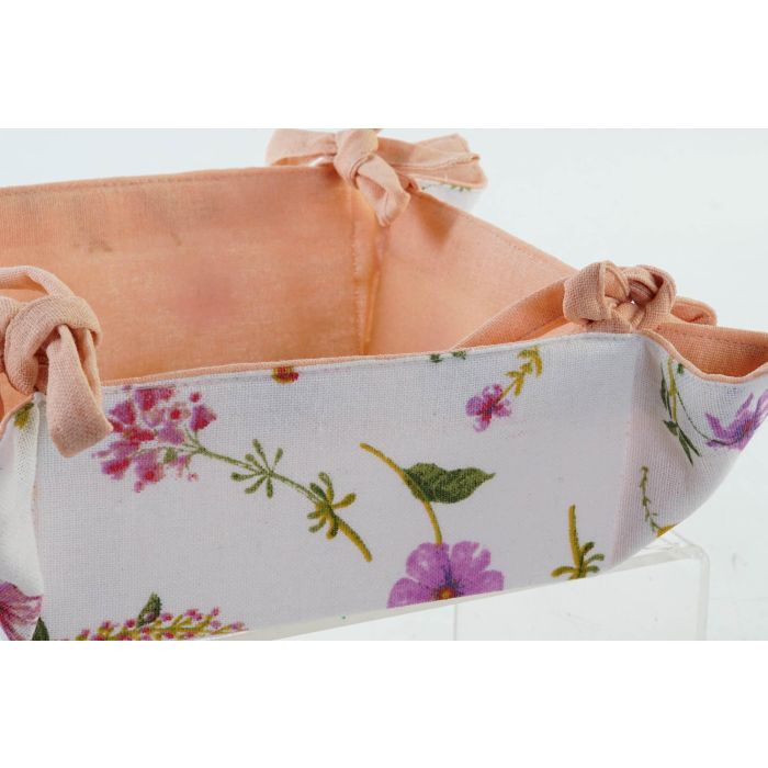 DKD Home Decor Cesta Shabby de Algodón Multicolor 34x8x34 cm - Set de 6 Unidades Surtido Aleatorio Colección Bloom 2 DKD Home Decor Cesta Shabby de Algodón Multicolor 34x8x34 cm - Set de 6 Unidades Surtido Aleatorio Colección Bloom 2
