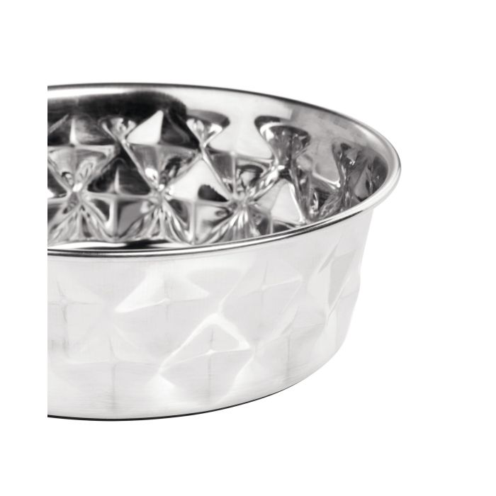 Hunter Namy Comedero Acero Inoxidable 550 mL con Aro Antideslizante, Forma Diamante, Fácil Limpieza, Resistente y Apto Lavavajillas. 7 Hunter Namy Comedero Acero Inoxidable 550 mL con Aro Antideslizante, Forma Diamante, Fácil Limpieza, Resistente y Apto Lavavajillas. 7