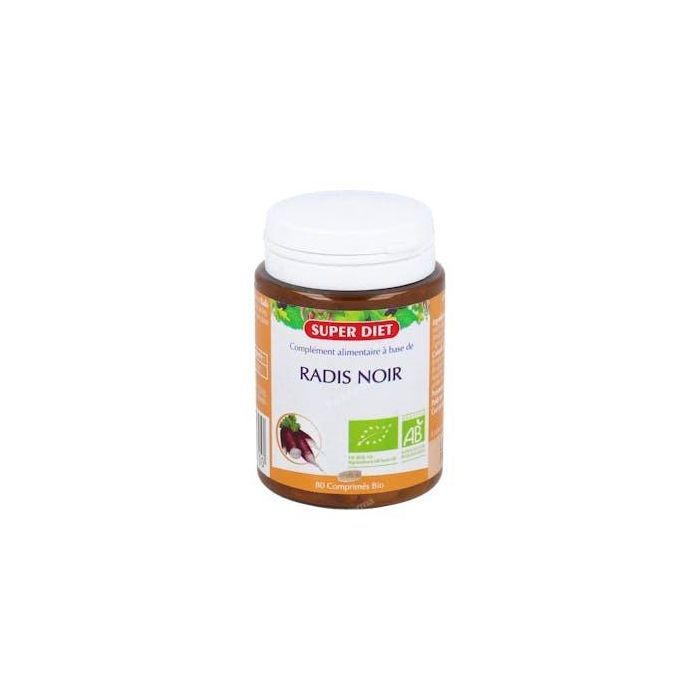 SUPERDIET Rábano Negro Bio 80 Comprimidos para la Digestión
