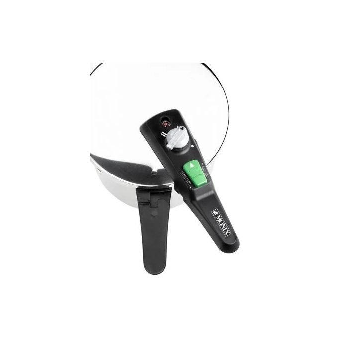 Monix M560005 Olla a Presión Rápida Quick Ø22cm 4+6L Acero Inoxidable 2