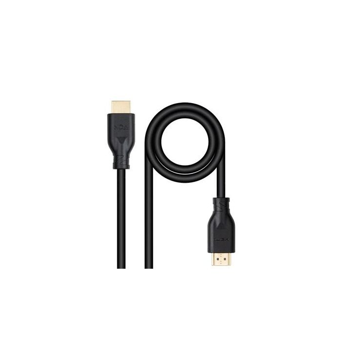 Nano Cable 10.15.3901 Cable HDMI 2.0 Macho-Macho 4K Ultra HD 60Hz HDR 18Gbps 1 metro Negro CCS Nano Cable 10.15.3901 Cable HDMI 2.0 Macho-Macho 4K Ultra HD 60Hz HDR 18Gbps 1 metro Negro CCS