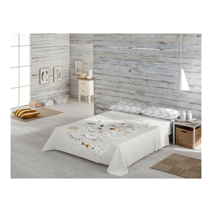 Sábana Encimera Panzup Gatos 2 160 x 270 cm (Cama de 80/90) 4 Sábana Encimera Panzup Gatos 2 160 x 270 cm (Cama de 80/90) 4