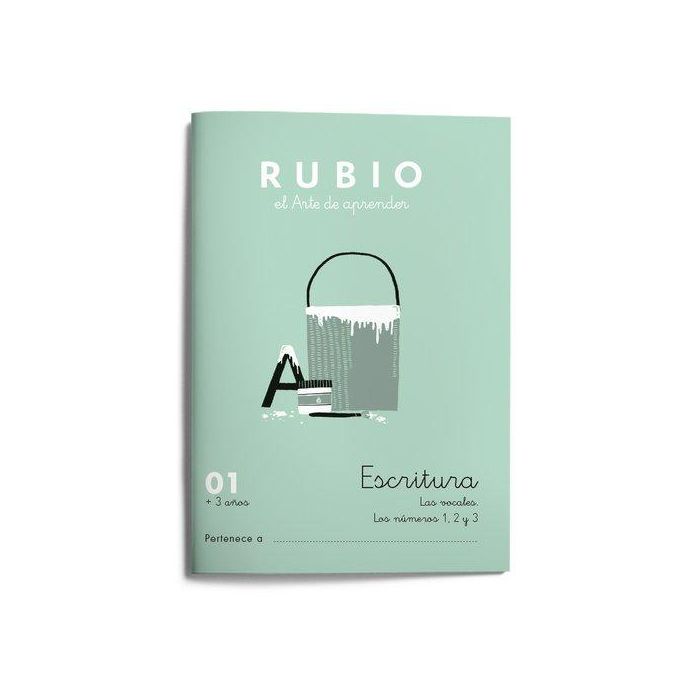 Cuaderno Rubio A5 Escritura Nº 01 (+3 Años) (Set de 10)