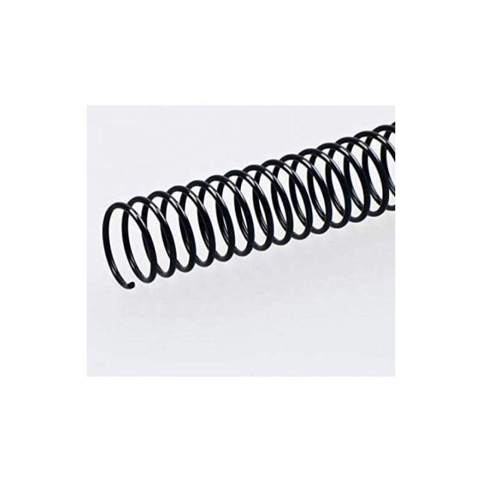 Fellowes Espiral Metálica Paso 5:1 12 mm A4 Negro Pack 100 Ud 1 Fellowes Espiral Metálica Paso 5:1 12 mm A4 Negro Pack 100 Ud 1