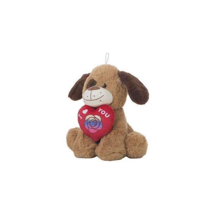 Creaciones Llopis Perrito de Peluche Amour Corazón 25 cm Juguete para Niños a partir de 3 Años Creaciones Llopis Perrito de Peluche Amour Corazón 25 cm Juguete para Niños a partir de 3 Años