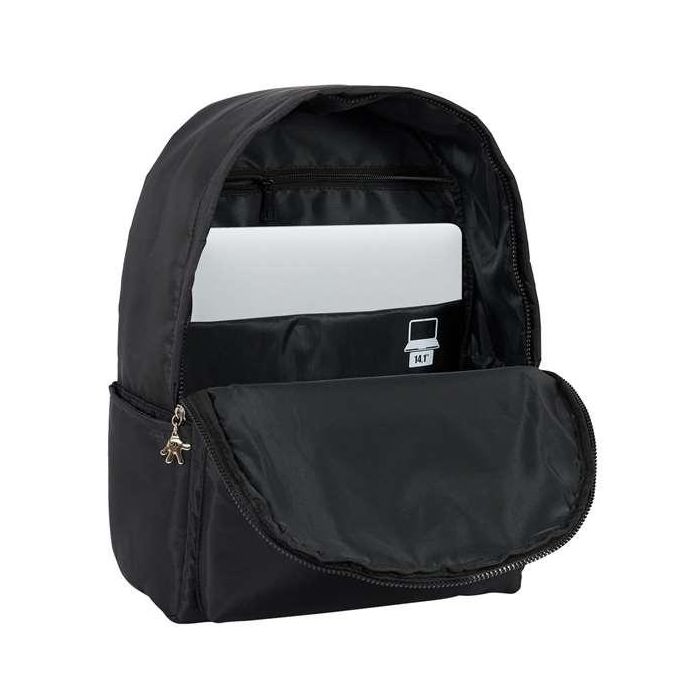 Mochila para Portátil Mickey Mouse Clubhouse Teen Mood Negro 31 x 40 x 16 cm 4 Mochila para Portátil Mickey Mouse Clubhouse Teen Mood Negro 31 x 40 x 16 cm 4