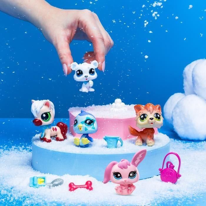 Pack de 5 Mascotas - BANDAI - Littlest Pet Shop Montagne - Animales coleccionables 4