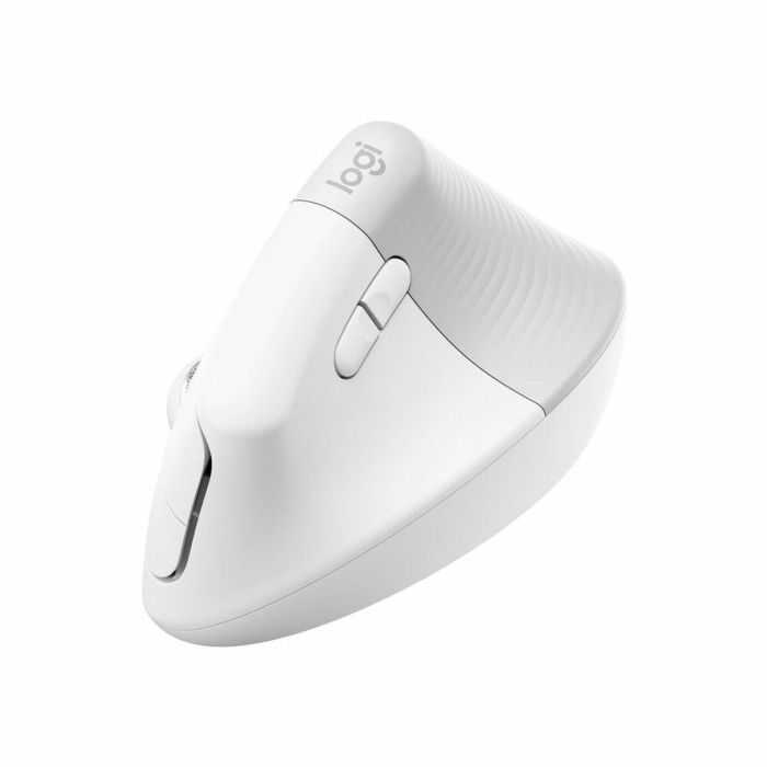 Logitech Ratón Vertical Lift, Inalámbrico, Bluetooth, 4000 PPP, Ergonómico, Blanco Hueso 2