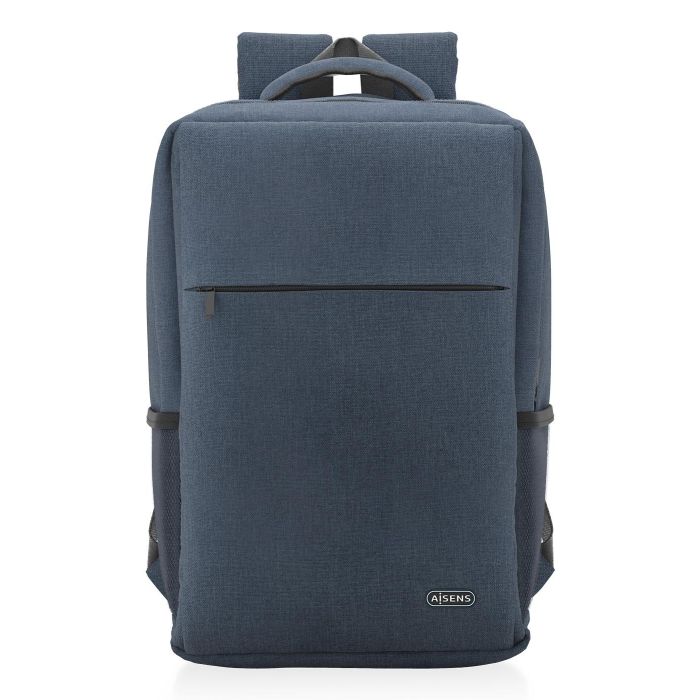 Aisens Mochila Para Portátil De 17 Pulgadas Azul - Diseño Multifuncional Con Compartimento Acolchado