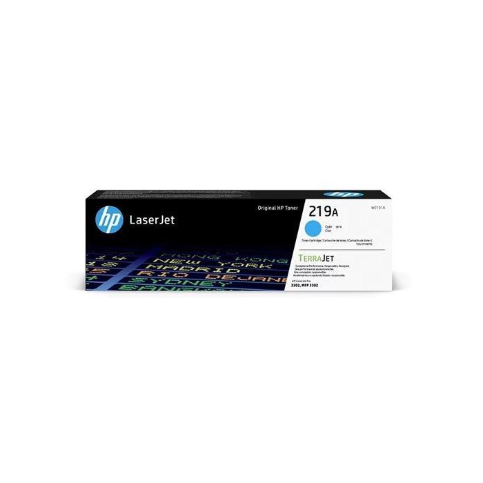 Hp Toner Cian Laserjet Pro 3202 Printer, Hp Laserjet Mfp 3302 Printer - 219A Hp Toner Cian Laserjet Pro 3202 Printer, Hp Laserjet Mfp 3302 Printer - 219A