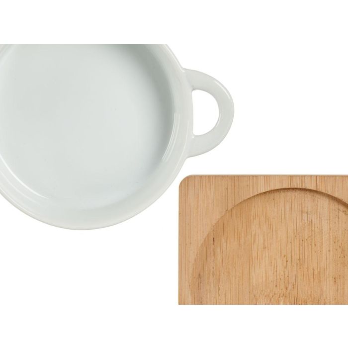 Bandeja Redonda Con Base Bambu 12,5Cm Vessia (24 Unidades) 3 Bandeja Redonda Con Base Bambu 12,5Cm Vessia (24 Unidades) 3