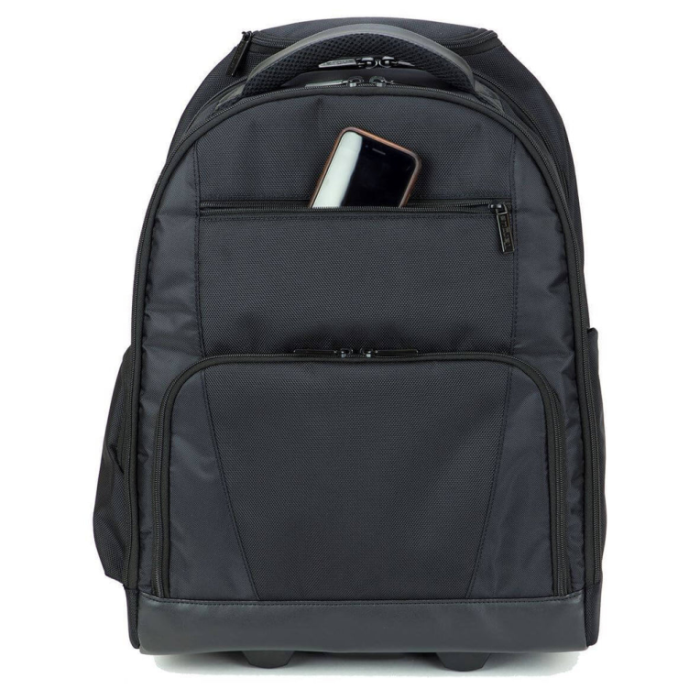 Targus TSB700EU Mochila Convertible a Maleta con Ruedas para Portátil 15.6" y Tablet, Compartimento Acolchado, Negro, 30L