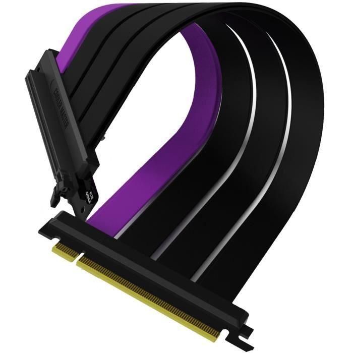 Cooler Master MCA-U000C-KPCI40-300 Cable Elevador PCIe 4.0 X16 - 300 mm para Tarjetas PCI Máxima Flexibilidad 1