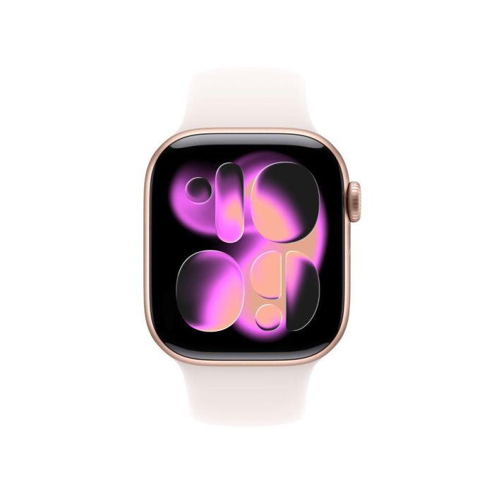 Apple Watch S11 Cellular 42mm Aluminium Rosegold con Correa Deportiva Rosa Pálido S/M 12