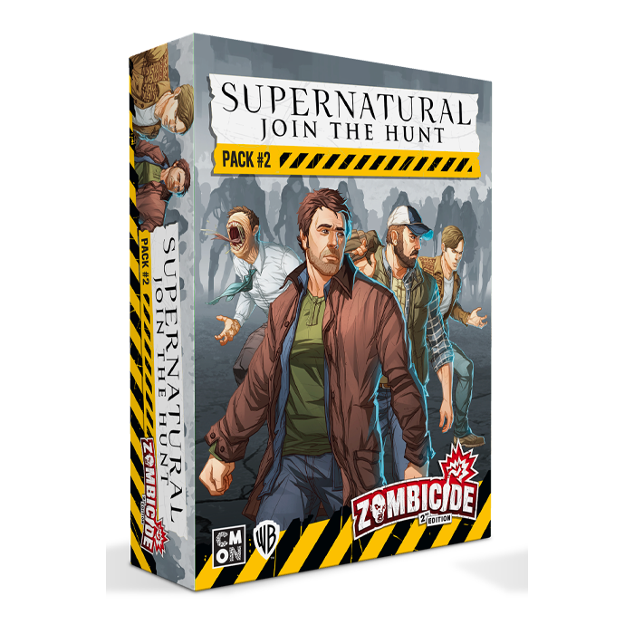 CMON Zombicide 2E: Supernatural Character Pack #2 ZCDPR03 con Jack Kline, John Winchester y Bobby Singer