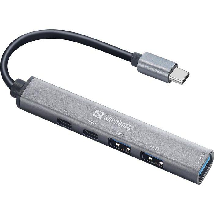 Sandberg USB-C to 3xUSB-A+2xUSB-C SAVER 2 Sandberg USB-C to 3xUSB-A+2xUSB-C SAVER 2