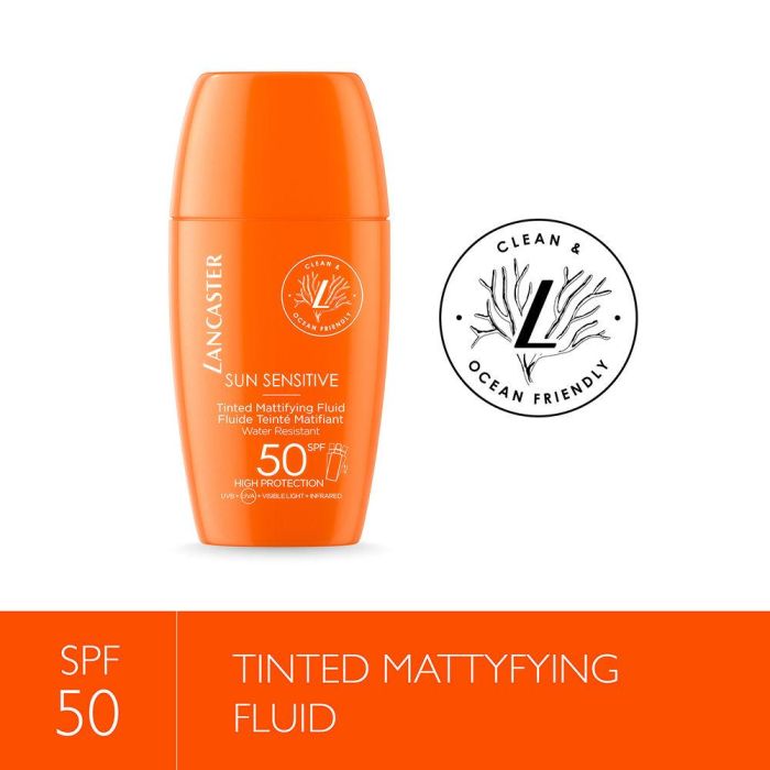 Lancaster SUN SENSITIVE Fluid Matificante con Color SPF50 30 ml 2