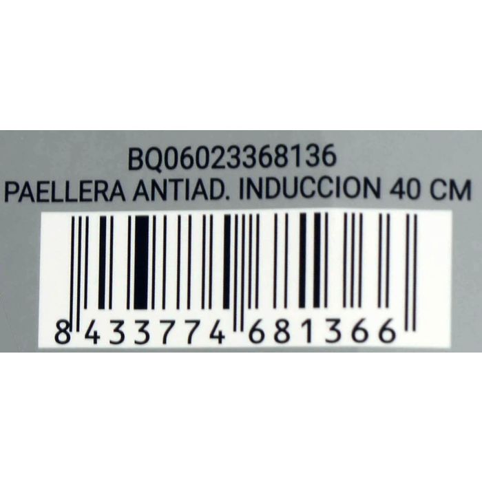 Paellera Antiadherente para Inducción 40 cm Quttin (6 Unidades) 4 Paellera Antiadherente para Inducción 40 cm Quttin (6 Unidades) 4