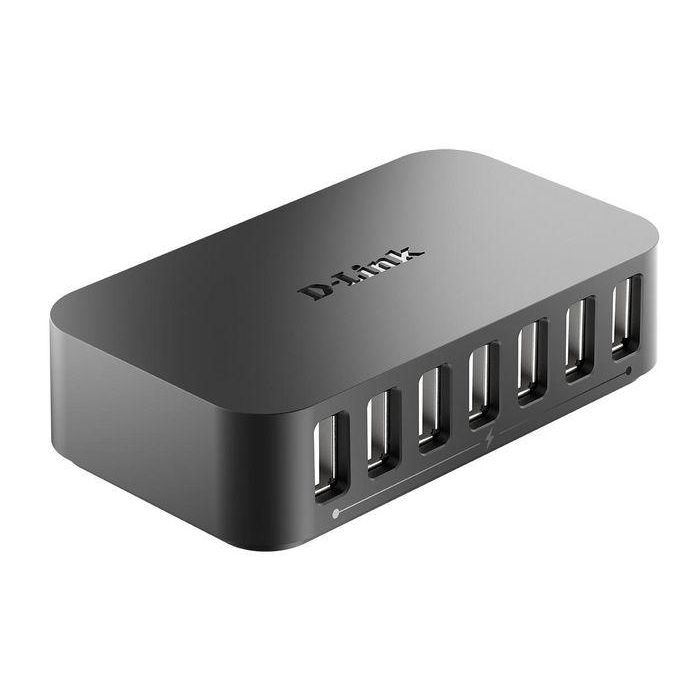 D-Link DUB-H7 Concentrador USB 2.0 de 7 Puertos con 2 Puertos de Carga Rápida, 480Mbps, Plug & Play, Compatible USB 1.1 1 D-Link DUB-H7 Concentrador USB 2.0 de 7 Puertos con 2 Puertos de Carga Rápida, 480Mbps, Plug & Play, Compatible USB 1.1 1