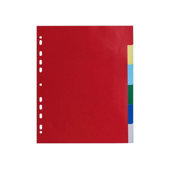 Separadores Exacompta Pp Flexible Opaco A4+ 6 Pestañas 11 Taladros