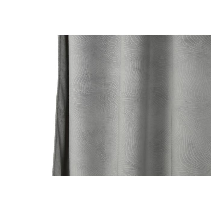 Cortina Urban DKD Home Decor Gris Claro 260 x 140 cm (2 Unidades) 4 Cortina Urban DKD Home Decor Gris Claro 260 x 140 cm (2 Unidades) 4