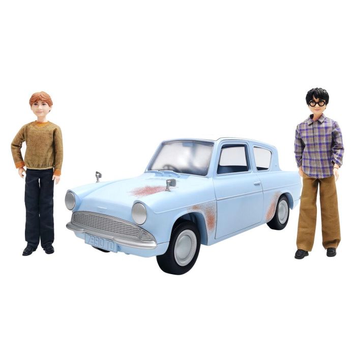 Mattel Harry Potter Coche Volador con 2 Muñecas Harry y Ron - Vehículo Réplica Auto Azul, Puertas y Ruedas Móviles, Sin Pilas - Juguete 6+ años Mattel Harry Potter Coche Volador con 2 Muñecas Harry y Ron - Vehículo Réplica Auto Azul, Puertas y Ruedas Móviles, Sin Pilas - Juguete 6+ años