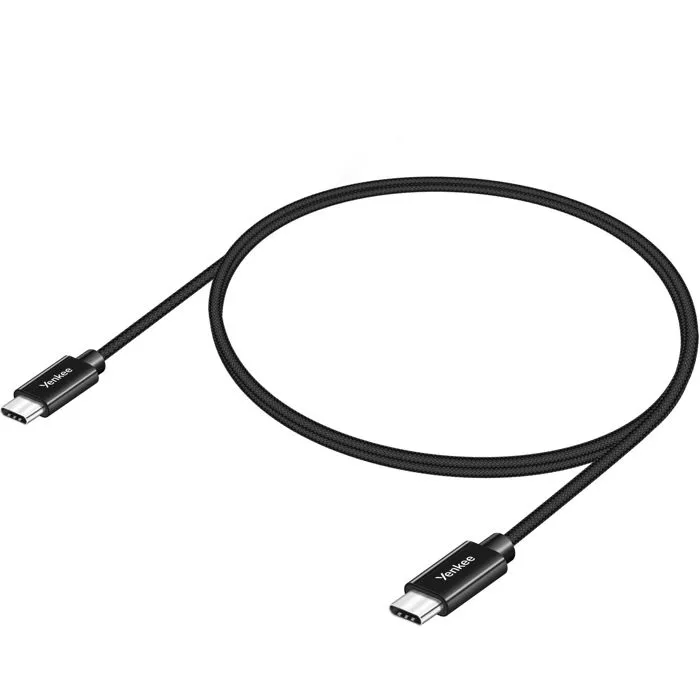 Yenkee Cable USB-C YCU C101 BK de 1 m Negro 1