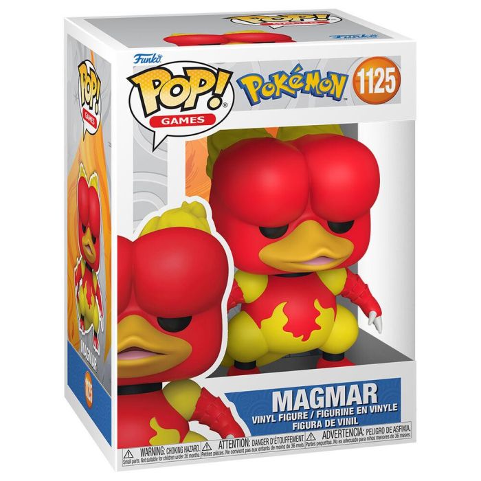 Funko Figura POP Pokemon Magmar Figura Vinilo en Caja Regalo Funko Figura POP Pokemon Magmar Figura Vinilo en Caja Regalo