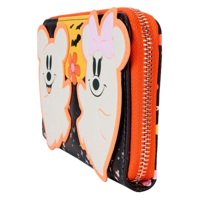 Cartera Floral Ghost Mickey &#38; Minnie Disney Loungefly 2
