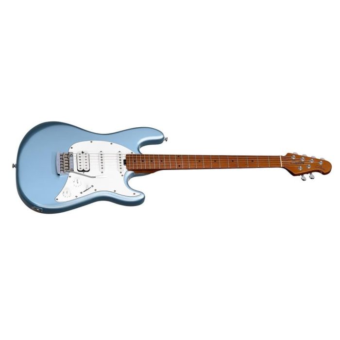 Sterling Guitarra Eléctrica Cutlass CT50 HSS M/M Tremolo Firemist Silver - Roasted Neck, Afinadores Bloqueo