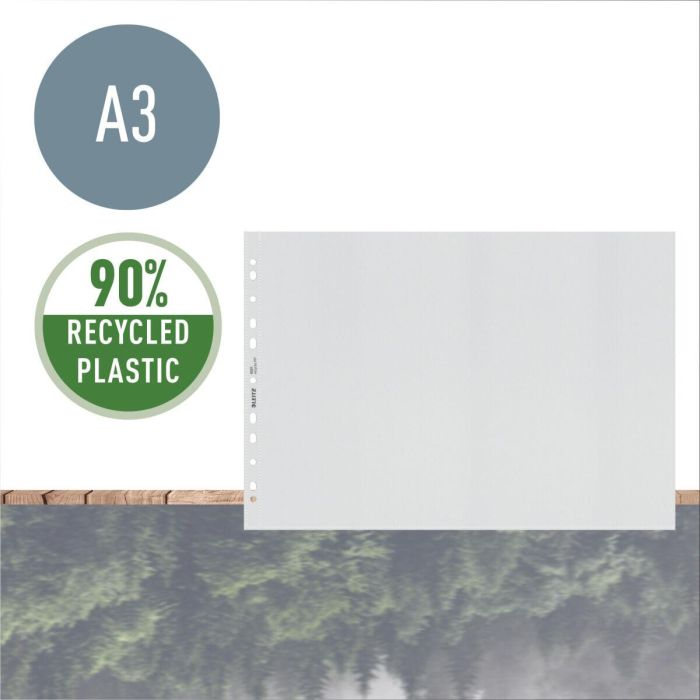 Fundas Leitz Transparente A3 Reciclado 25 Unidades 4 Fundas Leitz Transparente A3 Reciclado 25 Unidades 4