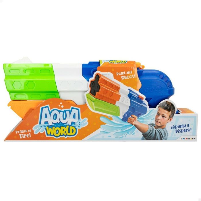 Pistola de Agua Colorbaby AquaWorld 45 x 19 x 7 cm (6 Unidades) 2