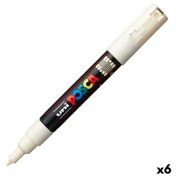 Marcador POSCA PC-1M Marfil (6 Unidades) Marcador POSCA PC-1M Marfil (6 Unidades)
