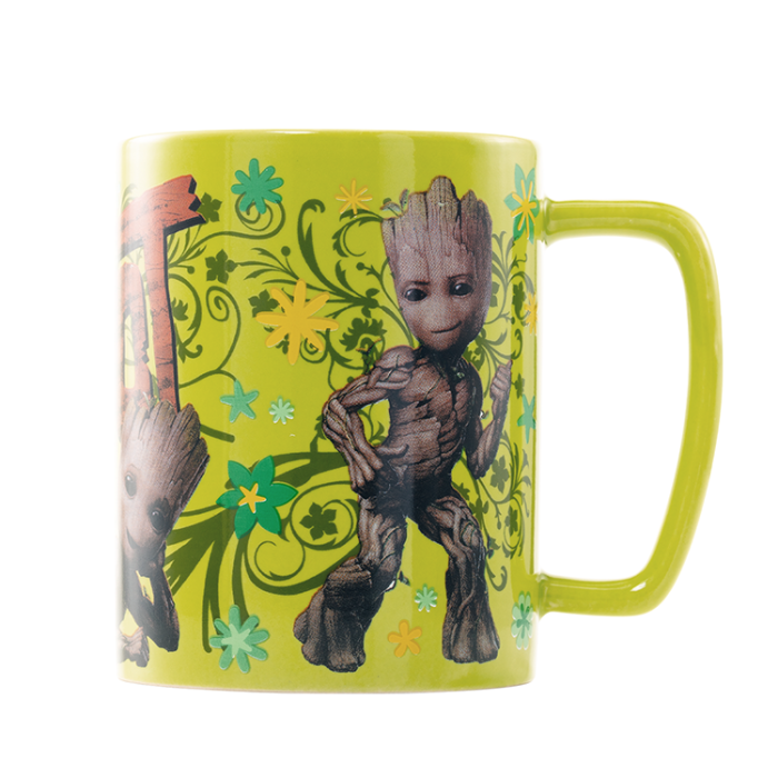 Taza funda de peluche Groot Guardianes de la Galaxia Marvel 440ml 1