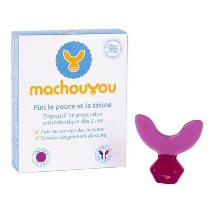 Machouyou Dispositivo Oral de Silicona para Niños +2 Años - Ayuda a Dejar Chupete y Pulgar, Mejora Masticación - Prune 4 Machouyou Dispositivo Oral de Silicona para Niños +2 Años - Ayuda a Dejar Chupete y Pulgar, Mejora Masticación - Prune 4