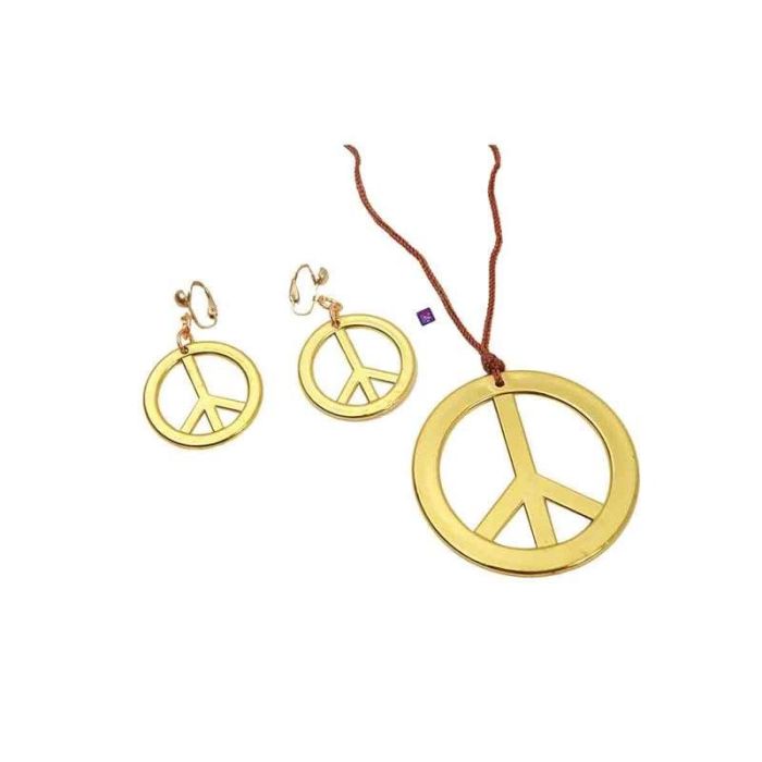 Colgante y pendientes hippies 7 cm/3 cm Colgante y pendientes hippies 7 cm/3 cm