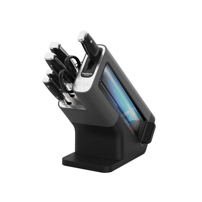 Ninja K32006EU Set de 6 Piezas Taco con Afilador Integrado, 5 Cuchillos, Tijeras Ninja Foodi de Acero Inoxidable Alemán Forjado 10 Ninja K32006EU Set de 6 Piezas Taco con Afilador Integrado, 5 Cuchillos, Tijeras Ninja Foodi de Acero Inoxidable Alemán Forjado 10