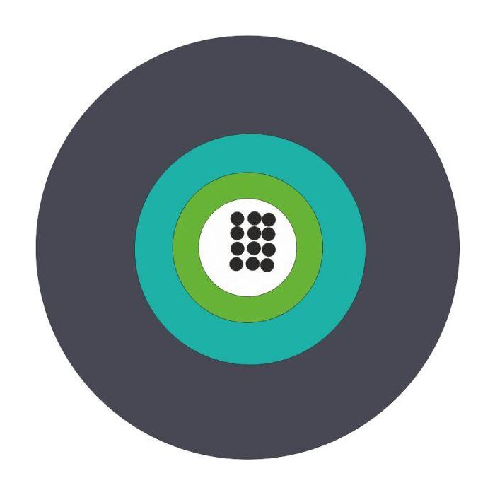 Lanview U-DQ(ZN)BH Cable FO 8 x OM3 LSOH con Resistencia 2000N FireBur® Clase Eca E14