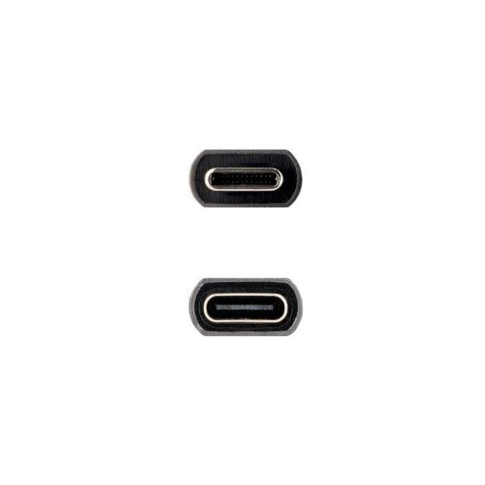 NANOCABLE Cable Prolongador USB-C 3.2 Gen2x2 20Gbps 3A, 4K/60Hz, USB-C/M-USB-C/H, Negro, 1 m 3 NANOCABLE Cable Prolongador USB-C 3.2 Gen2x2 20Gbps 3A, 4K/60Hz, USB-C/M-USB-C/H, Negro, 1 m 3