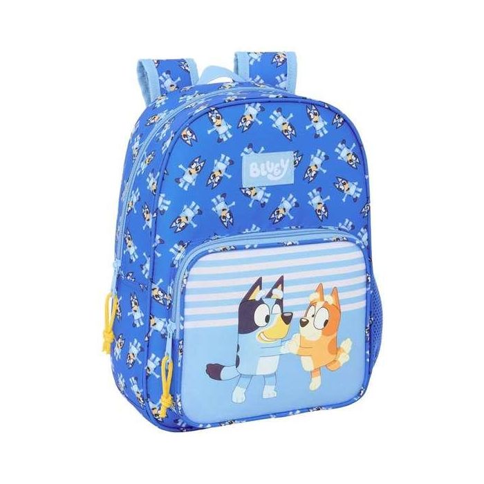 Safta Mochila Infantil Adapt.Carro Bluey "Let's Play" 26x34x11 Cm 0 Safta Mochila Infantil Adapt.Carro Bluey "Let's Play" 26x34x11 Cm 0