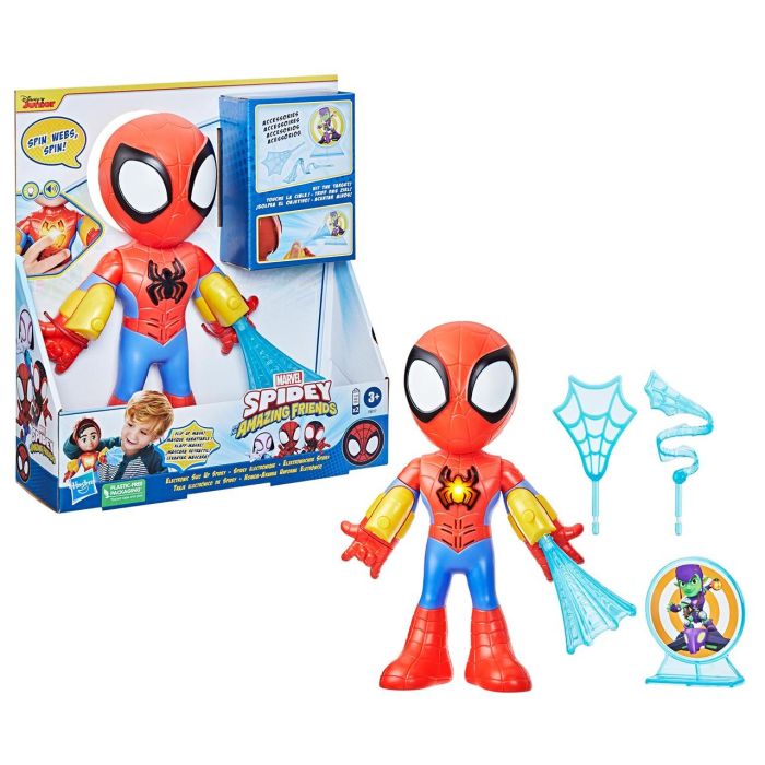 Hasbro Spidey Figura Electrónica Spidey F8317 Avengers 25cm con Sonidos y Luz 3