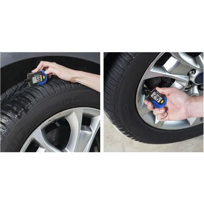 Michelin Controlador de Presión + Monitor de Desgaste Neumáticos con Pantalla Digital BAR/mm Precisión 0.01 BAR 1
