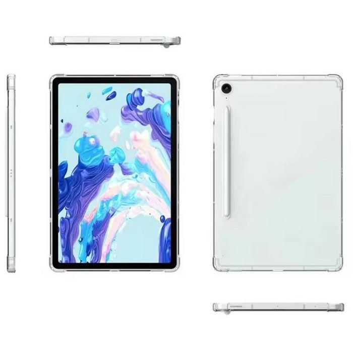 eSTUFF Funda TPU transparente para Samsung Galaxy Tab S9 - Protección suave y delgada