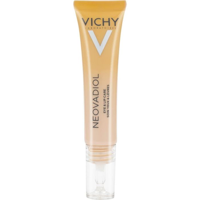 Vichy Neovadiol Tratamiento Multicorrector Ojos y Labios 15ml Anti-Ojeras, Bolsas y Flacidez para Peri/Postmenopausia con Ácido Hialurónico