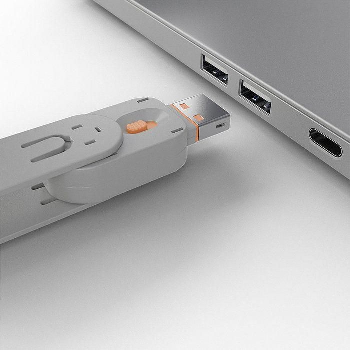 Lindy Bloqueador de Puertos USB Paquete de 4 Naranja para Control de Acceso y Seguridad Física de Conexiones en PC y Dispositivos 2
