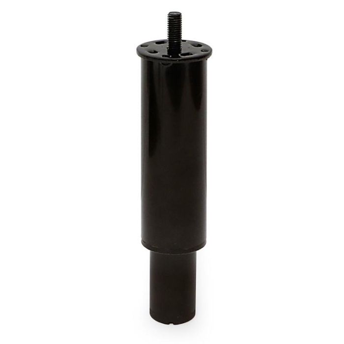 Q&Q Pata Metálica Stormy Altura Ajustable 90-150mm para Sofás y Muebles - Ø35mm M8 Negro