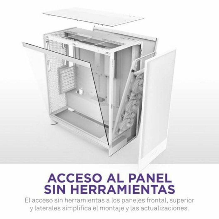 NZXT CM-H72FW-01 H7 Flow - Caja Semitorre de PC ATX/Micro-ATX/Mini-ITX, Blanco 22