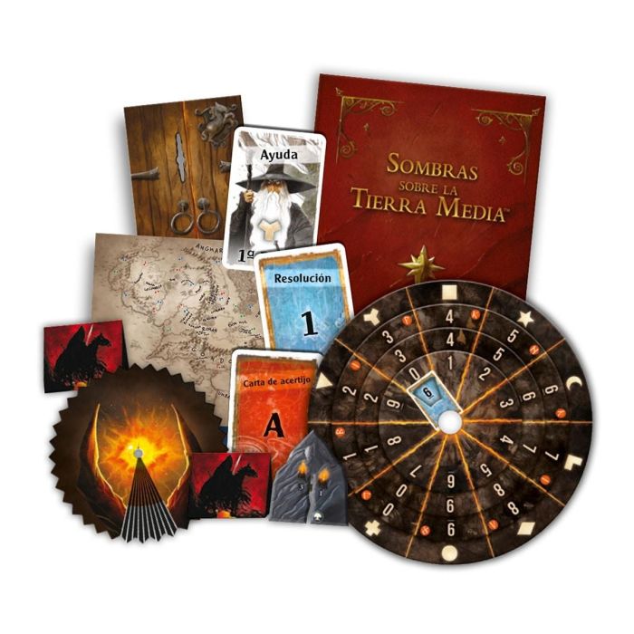 Devir Exit El Señor de los Anillos Sombras sobre la Tierra Media Juego de Escape Cooperativo para 1-4 Jugadores 1