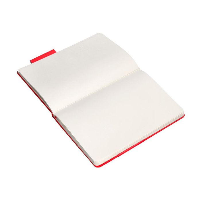 Cuaderno Con Gomilla Antartik Notes Tapa Dura A5 Hojas Lisas Rojo 100 Hojas 80 gr Fsc 8