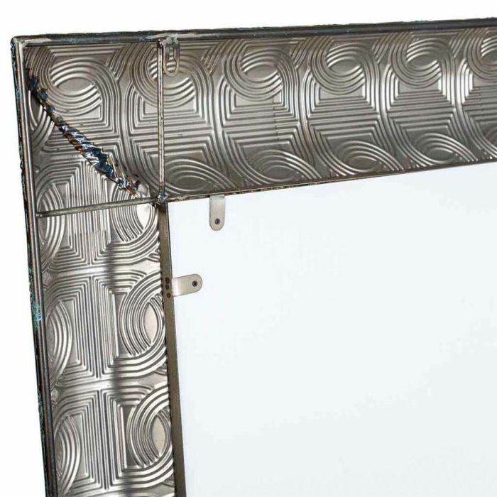 Espejo de pared Alexandra House Living Plata Vidrio Hierro 5 x 100 x 70 cm 3